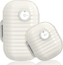 Travel Pill Organizátor, 2 Pack Přenosný Pill Box 7 Den Malé Pill Pouzdro Důkaz o vlhkosti Denní medicína Vitamin Kontejner pro vitamíny, doplňky Medikace Tracker Cestovní Essentials (malé + velké)