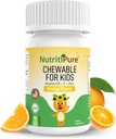 Žvýkací vitamin D3 (cholekalciferol) 25 mcg (1000 IU) + zinek (citrát zinečnatý) 5 mg + vitamin C 30mg pro děti Orange Flavor 90 / lahvička (1)