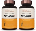 Live Conscious Joint Health Supplement - MoveWell Plus Antarktický kril Oil, Natural Astaxanthin a Hyaluronic Acid CLAS124; Outkoms Glucosamine (2 Pack)
