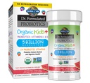 Zahrada života Dr. Vydávané Probiotika Organic Kids + plus Vitamin C & D - Meloun - Gluten, mléčný a sójový bezplatný doplněk imunitního a trávicího zdraví, No Add Sugar, 30 Chewables (Recording Stable)