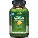 Irwin Naturals High Potency Mega D3 & K2 + Kurkumový extrakt - 60 Liquid Soft- Gels