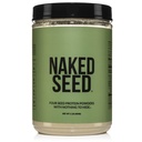Naked Seed - 4 Seed Protein Powder, Only 4 Ingredients - Chia, Meloun, Slunečnicová a dýně Seed - Gluten- Free, Soy Free, Vegan, No Gmos, No umělé sladkosti - 15 Slunečnice