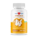 Omega 3 Rybí olej pro psy - 120 Žvýkací tablety - s Omega 3, 6, a 9, Vitamin E pro psa Shedding, ltchy, suchá kůže, kloubní a srdeční podpora