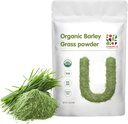 UNLEASH 'D ORGANICKÁ travní prášek 1 libra 100% čisté a organické, Superfood Green bohaté na vitamíny, minerály, vlákna a antioxidanty
