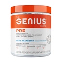 Geniální značka Genius Pre - Clean Pre- Workout Powder for Energy, Focus & Fitness Support - No Umělé Flavors, Preservatives, or Proprietal Blends - Non- GMO - 20 Servings - Blue Raspberry
