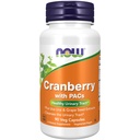 Nyní doplňky, Cranberry s PACs, plus Uva Ursi a Grape Seed Extrakts 90 Veg Kapsle