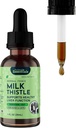 Zvířecí Essentials Milk Thistle for Dogs & Cats - Podpora zdraví jater, Bylinný extrakt, Dodatek pro péči o játra, Organické tekuté kapky - 1 FL Oz