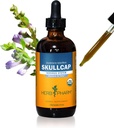 Herb Pharm Certified Organic Skullcap tekutý extrakt pro podporu nervového systému, Organic Cane Alkohol, 4 Ounce