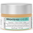 CLEARSTEM - BRIGHTEYES - Eye Gel - Nurishing Eye Cream - Lip Recovery - Cooling Gel - Stem Cells Blend - Peptides, Collagen, Aloe Vera - Gluten Free - Beauty, Self Care, Skin Care - 0.6 fl oz