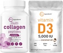 Micro Ingredients Multi Collagen Pills & Vitamin D3 5 000 IU Bundle Pack Př