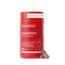 HumanN SuperBeets Kostní kapsle Beet Rychlé uvolnění 1000mg, Pomáhá podporovat výrobu oxidu dusnatého, krevní tlak, srdeční zdraví, Obsahuje non- GMO Beetroot prášek, Studované antioxidanty 180 Počet