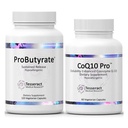 Teseract Medical Research ProButyrate Gut Health Supplement, Butyric Acid Complex & CoQ10 Pro, Coenzym Q10 pro zdraví, svalové zdraví a buněčnou výrobu energie