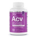 Základní prvky Apple Cider Ocet Gummies od matky - Naturally-Sourced, Vegan ACV s kyselinou listovou a vitamin B6 & B12 60 Počet