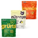 Grüns Immunity Gummies, Lions Mane Mushroom Gummies & Super Greens Multivitamin Gummies Bundle