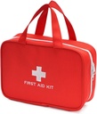 Kompaktní prázdné první pomoc Kit Bag Pohotovostní trauma lékařské Pouch Travel Medicine Pořadatel Bag pro domov, Kempování, Cestování, Auto (červená)