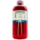 Pravé koloidní zlato - 25 ppm - 99.99 +% čistota - 500 ml (16.9 Fl Oz) v čiré plastové lahvi bez BPA- Made in USA