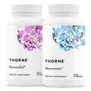 THORNE - ResveraCel (60 kapslí) & Memoractiv (60 kapslí) Bundle - Podporuje zdraví a zdravé stárnutí mozku - Lepek, mlékárenský a sójový
