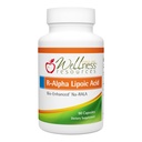 Wellness Resources R Alpha Lipoic Acid RALA Dodatek - 90 Kapsle - Stabilizované R- Lipoic Acid s Bio-Enhanced Na-RALA pro maximální biologickou dostupnost - R- Ala Non- GMO a gluten zdarma