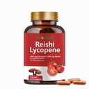 Lycopene Kapsle, Přírodní Lycopene 200mg s organickým Reishi Houba 200mg doplněk pro Prostate Zdraví a imunitní podpora - Gluten- Free, Non- GMO, 60 Kapsle (1 balení)