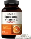 NatureBell Liposomální vitamin C 2,000mg per Serving, 240 Kapsle 124; High Absorption Fat- Soluble Vitamíny - Max Strength Antioxidant * Dodatek - Non- GMO, gluten zdarma