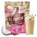 FlavCity Grass Fed Whey Protein Powder - Vanilla Latte - 25g Protein, 10g Collagen & 60mg kofeinu - Made with Real Vanilla Bean & Organic Coconut - Gluten Free & No Add Sugars (20 Servings)