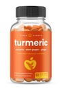 NutraChamps Kurkumin Žvýkačky pro dospělé a děti s Ginger & Black Pepper Extract, 95% Kurkuminoidy, Vegan přírodní kurkumin společný doplněk podpory, Tumerické Gummy doplňky