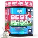 BPI Sports Nejlepší BCAA skartovány - Kofein zdarma termogenní recovery nápoj, Lean Muscle Building BCAA prášek pro ženy a muže, Předcvičení BCAA Amino kyseliny Drink- Meloun ICE - 25 Služební
