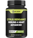 Citrus Bergamot s Olive Leaf, Hawthorn Berry & More - Kombinovaný vzorec pro oběhové zdraví, ochranné funkce, zdraví kůže - 210 Kapsle - 105 Den