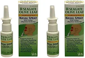 Seagate Produkty Homeopatické olivový list Nasal Spray 1 oz láhev, 2 balení, 1 Fl Oz (balení po 2)