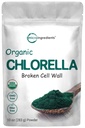 Mikro ingredience Organic Chlorella Powder, 10 Ounce, Broken Cell Wall, Bohaté na Vegan Proteins & Vitamíny, Raw, Bulk Premium Chlorella dodatek, Vegan Friendly, non-ozařování