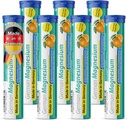 Německý dodatek k oxidu hořečnatému 124; Effervescentní tablety 124; Orange Flavor - 200 mg hořčíku na porci 124; bez cukru, Vegan - T & D Pharma - Made in Germany