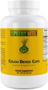 Colon Detox podporuje přírodní odstranění toxinů * Organic, Charcoal Psyllium Seed & Husk Flax Seed Apple Fiber / Pectin Slippery Elm Fennel- Powder in 230 Veg Caps