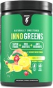 InnoSupps Inno Zelené 124; 28 + Organic Green & Superfoods OF 124; Advanced Prebiotics + Probiotics OF 124; Super Antioxidant + Hydration OF 124; Spirulina, Chlorella, Ashwagandha - 30 Služeb (Goji Citrus)