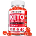 Keto ACV gumy pro ženy - jablečné octové gumy s matkou, B Vitamíny, Pomegranát & Beet Root - Metabolismus, Vegan, Sugar- Free, 60 Ct