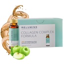 Relumins Advanced Collagen Beauty Drink s Glutathione, Hyaluronic acid & Antioxidants - Post- Summer Skin Recovery & Made in USA - Apple Flavor - 10 lahví x 50ml