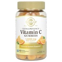 Solgar Vitamin C Gummies pro dospělé 1 000 mg Ultra potence Vitamin C Imunitní systém podpora pro ženy a muže - Tasty Tart Orange Flavor, Vegan & gluten- Free Gummy, 2 Měsíční dodávky, 60 Služení, 2g cukru