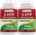 Nejlepší Naturals 2 Balení 5- HTP (5- hydroxytryptofanum) 100 mg 120 Kapsle