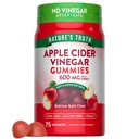 Nature 's Truth Apple Cider Ocet Gummies current 124; 600 mg Current 124; 75 Gummies current 124; Apple Flavor current 124; Vegan, Non- GMO, gluten zdarma dodatek