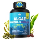 Omega 3 Fish Oil Softgels s DHA 720mg EPA 360mg, Vegan Algae Science 2: 1 Poměr pro oko mozku, Plant based Sustainable Sourced Omega 3 Dodatek, Fish Oil Alternative 1200mg, No Fish Taste, 120Cts