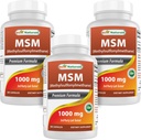 Nejlepší Naturals MSM 1000 mg 180 Kapsle (180 Počet balení po 3)