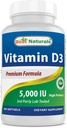 Nejlepší Naturals Vitamin D3 5000 IU 360 Softgels
