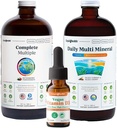 LIQUIDHEALTH Ultra imunita tekuté vitaminové pouzdro pro dospělé s kompletním multivitaminem, denními multi minerály a Vegan vitamíny D3 Drops - imunitní podpora vitaminů, celých potravin, vegan, non GMO