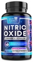 Oxid dusnatý Booster 2560mg - Extra síla L Arginine & Citrulline Dodatek pro muže a ženy - Premium Muscle Supporting Nitric Booster - Natural Energy & Heart Health Support - 120 Kapsle