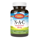 Carlson - NAC, N- acetyl cystein, 500mg, jaterní zdraví, imunitní funkce, antioxidant, 120 Vegetariánských kapslí
