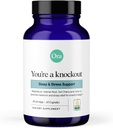 Ora Organic Natural Sleep Aid Support Stress Support Calming Bylinné míchání s melatonin z Tart Cherry - Obsahuje magnesium Citrát, Valerian Root, a Lemon Balzám - 1 měsíc Dodávka, 60 Kapsle