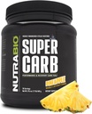 NutraBio Super Carb, Karbohydrát prášek s Cluster Dextrin & Electrolytes, Advanced Carb dodatek prášek pro cvičení paliva, výkon, a svalové zotavení, cyklický dextrin, ananas, 30 Sv
