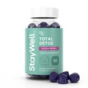 Celkový detox, těžký kov detox pro adults- zeolit, Chlorella, mléko Thistle, Shilajit & jód, Toxin Cleanse, Pineal Dekalcification, Fluoride Cleanse, Heavy Metal Cleanse, 60 Smíšené Berry Gummies