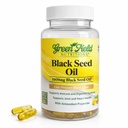 Greenfield Nutritions - Halal Black Seed Oil (Nigella Sativa), Podpora imunitního systému, trávicí systém, a Joints zdraví, 90 Tekuté Veggies Kapsle