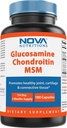 Nova Nutritions Triple Strength Glucosamine Chondroitin MSM 2600mg / Serving Kapsle, Podporuje zdravé klouby, chrupavky a propojovací tkáně - Promotes Joint Comfort & Flexibility 180 Počet