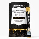 Lepší Alt Pure Himalayan Shilajit Sticks with Organic Honey, Saffron CLANE124; Easy to Consume Shilajit CLANE124; 30 Sticks for Energy Boost & Immunication Support, 85 + Trace Minerals, 75% + Fulvic Acid